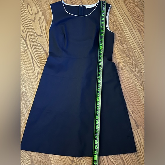 Tory Burch Dress with Contrast Piping Work Board Room Preppy Academia - Picture 3 of 11